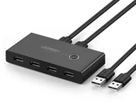 Adaptery i przejściówki - uGreen Switch przełącznik box UGreen HUB KVM USB 2x4 USB 2.0 9896X1 - miniaturka - grafika 1