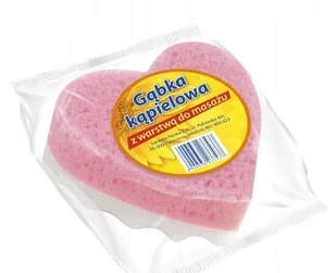 Grosik Gąbka Kąpielowa do Masażu Serce - Rękawice i gąbki do kąpieli - miniaturka - grafika 3