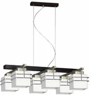Lampy sufitowe - Luminex Lampa wisząca zwis żyrandol Klip 6x60W E27 biały/czarny/beż 0593 - miniaturka - grafika 1