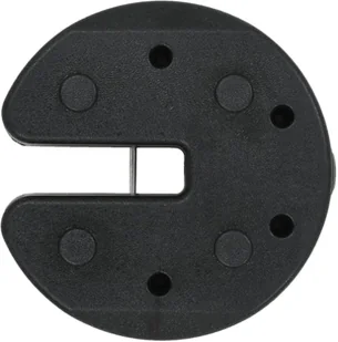 vidaXL Obciążniki do altany, 4 szt., czarne, 220 x 30 mm, beton - Akcesoria do urządzeń ogrodniczych - miniaturka - grafika 8