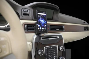 Brodit AB Uchwyt aktywny z kablem USB do Sony Xperia XZ2 Compact 721052 - Uchwyty samochodowe do telefonów - miniaturka - grafika 3