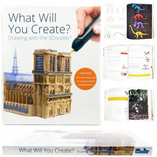 3Doodler książka z projektami 3d język angielski - Filamenty i akcesoria do drukarek 3D - miniaturka - grafika 3