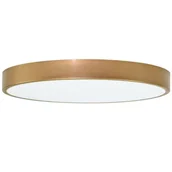 Lampy sufitowe - TEAM LAMPA sufitowa 137623619693 TEAM natynkowa OPRAWA metalowy PLAFON okrągły złoty 137623619693 - miniaturka - grafika 1