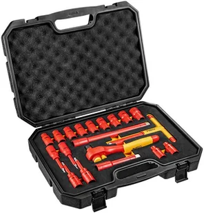 NEO-TOOLS Zestaw kluczy nasadowych 01-306 1/2 cala 19 elementów) - Zestawy narzędziowe - miniaturka - grafika 2