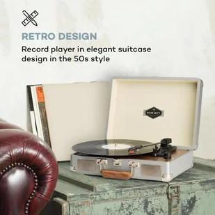 Auna Peggy Sue Srebrny (TT316) - Gramofony - miniaturka - grafika 2