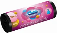 Worki na śmieci - Cluo Cluo worki na śmieci LD 160l 10 sztuk czarne - miniaturka - grafika 1
