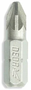 Dedra Bity krzyżowe Pozidriv PZ3 25mm 3 sztuki 18A01PZ30-03 - Klucze i nasadki - miniaturka - grafika 2
