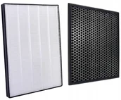 Akcesoria do oczyszczaczy i nawilżaczy powietrza - Filtr FY1410 Hepa i FY1413 węglowy Philips AC1217 - miniaturka - grafika 1