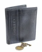 Portfele - Wild Portfel Męski Skórzany JENNIFER JONES 5706 Skóra Licowa Mały Pionowy Bez Zapięcia - miniaturka - grafika 1