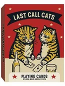 Pozostałe książki - CHRONICLE BOOKS Last Call Cats Playing Cards - miniaturka - grafika 1
