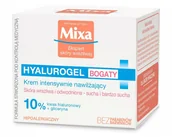 Kremy do twarzy - Mixa Hyalurogel Bogaty krem intensywnie nawilżający 50ml 88524 - miniaturka - grafika 1