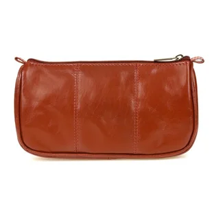 Beltimore Beltimore Kosmetyczka Skórzana brązowa piórnik M79 - Kosmetyczki, organizery i kuferki - miniaturka - grafika 4