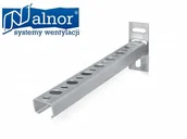 Akcesoria do wentylacji i klimatyzacji - Alnor Wspornik perforowany typu T, szyna (konsola) 41mm/21mm/100cm W-LDB-41-21-1000 - miniaturka - grafika 1