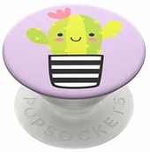 Uchwyty samochodowe do telefonów - PopSockets PopGrip  wysuwany cokół i uchwyt do smartfonów i tabletów z wymiennym topem  Cactus Pal - miniaturka - grafika 1