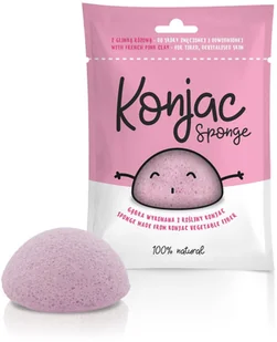 Gąbka Konjac do twarzy - Różowa - Akcesoria do oczyszczania twarzy - miniaturka - grafika 4