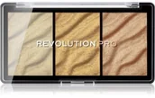 Cienie do powiek - REVOLUTION PRO PRO Supreme paleta rozjaśniaczy odcień Gold 3,7 g - miniaturka - grafika 1