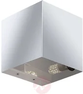 Lampy ścienne - Lampenwelt com Chromowana lampa ścienna Nehle, kątowa, 1-pkt. - miniaturka - grafika 1