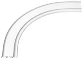 Karnisze - Łuk do szyny uniwersalny biały 3995 - miniaturka - grafika 1