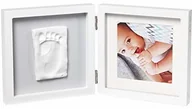 Ramki na zdjęcia - Baby Art My Baby Style Print Frame, Grey, Podwójna ramka na zdjęcia kwadratowa, z nadrukiem gipsowym do samodzielnego wykonania, wielokolorowa - miniaturka - grafika 1