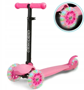 Ricokids Hulajnoga trójkołowa  Loco - różowa - Hulajnogi - miniaturka - grafika 2