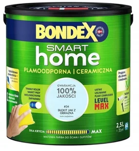 Bondex Smart Home błękit jak z obrazka 2,5l - Farby zewnętrzne - miniaturka - grafika 2