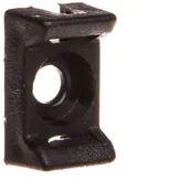 Akcesoria do kolektorów i fotowoltaiki - Elektro-Plast Opatówek Podstawka montażowa do opasek 8,5x13,8mm czarna PMP-03-3-UV-100 25.233 100szt. - miniaturka - grafika 1