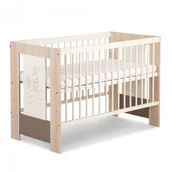 Łóżeczka i kojce - Klupś Łóżeczko Safari Zajączek Ecru jesion - miniaturka - grafika 1