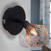 Lampy ścienne - Brilliant Lampa ścienna 21010/76 G9 SxW) 13.5 cm x 16 cm czarny miedź 4004353240324 - miniaturka - grafika 1