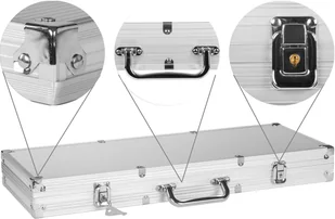 MKS ZESTAW DO POKERA ŻETONY 7 NOMINAŁÓW GRA POKER 1000 M2837 - Zestawy do pokera - miniaturka - grafika 3