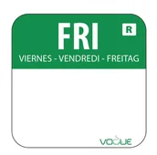 Opakowania gastronomiczne - Vogue Naklejka piątek | 1000 szt. L935 - miniaturka - grafika 1