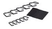 Akcesoria do szaf serwerowych - APC Cable Management rings 5 large+5 small AR8113A - miniaturka - grafika 1