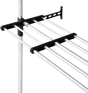 vidaXL Teleskopowy system z półką i drążkami do garderoby, aluminiowy - Meble modułowe i akcesoria - miniaturka - grafika 8