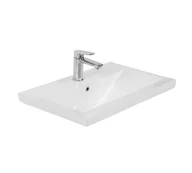 Umywalki - Lavita Kalifornia Umywalka meblowa 61x39 cm biała 5908211495224 - miniaturka - grafika 1