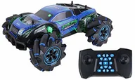 Zabawki zdalnie sterowane - TURBO CHALLENGE TURBO CHALLENGE - Pick Up Twist 360° - Turbo Drift - Niebieski - 090135 - Samochód sterowany radiowo - Gotowy do jazdy - Skala 1/16 - Muzyczna i Jasna - Baterie w zestawie - Od 8 lat 90135 - miniaturka - grafika 1