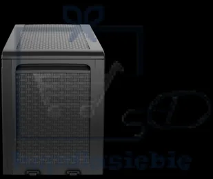 Keter Ogrodowa skrzyń do przechowywania RATTAN - 270 l, antracyt - Skrzynie ogrodowe - miniaturka - grafika 4