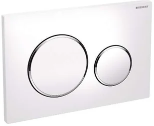Geberit Sigma 20 przycisk do wc biały chrom bł biały115882KJ1 115.882.KJ.1 - Przyciski spłukujące - miniaturka - grafika 2