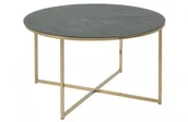 Ławy i stoliki kawowe - Actona Stolik kawowy Alisma antracyt, złoty 77195 - miniaturka - grafika 1