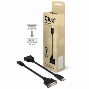 Club 3D kabel HDMI na VGA Adapter, czarny CAC-HMD>DFD - Adaptery i przejściówki - miniaturka - grafika 3