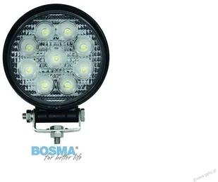 Micros Bosma BOSMA 6148 ROBOCZA 9xLED 12/24V 27W 1600 Lm OKRĄGŁA SKUPIAJĄCA 1 szt) 6148 - Oświetlenie warsztatowe - miniaturka - grafika 2