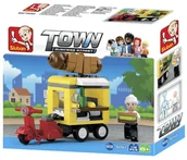 Klocki - Artyk SLUBAN KLOCKI AUTO FOOD TRUCK Z HOT DOGAMI 112 EL. AT111662 - miniaturka - grafika 1