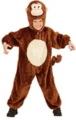 Stroje karnawałowe - Widmann Andreas 9944b  dorośli kostium małpa, kombinezon z maska, brązowy 98100 - miniaturka - grafika 1