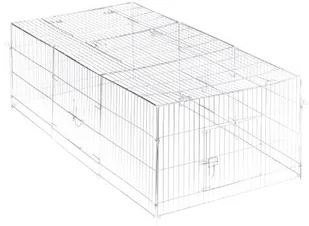 Trixie 62452 swobodne Gehege z osłoną, ocynkowane, 216 × 65 × 116 cm - Pozostałe akcesoria dla psów Trixie 62452 swobodne Gehege z osłoną, ocynkowane, 216 × 65 × 116 cm - Pozostałe akcesoria dla psów - miniaturka - grafika 1