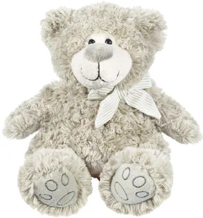 Beppe Miś z kokardą ecru 27cm - Maskotki i pluszaki - miniaturka - grafika 2