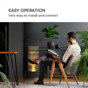 Blumfeldt Raincastle Pompa ogrodowa 12 diod LED pompa o mocy 8 W IPX8 koncepcja Loopflow GDMB5-Raincastle - Fontanny ogrodowe - miniaturka - grafika 5