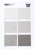 Pozostałe akcesoria malarskie - JEGER Wzornik BETON JEGER - miniaturka - grafika 1