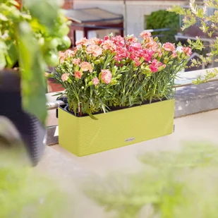 Lechuza Doniczka BALCONISSIMA Color 40 piaskowy brąz BALCONISSIMA C.40 PI - Donice - miniaturka - grafika 6