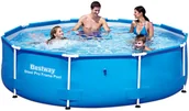 Baseny ogrodowe - Bestway Basen ogrodowy okrągły Steel Pro 56406 stalowa rama 305x76cm 56406 - miniaturka - grafika 1