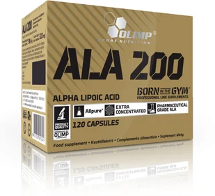 Olimp Ala 200 - 120 Kaps (OLIMP ALA 200 120K) - Witaminy i minerały dla sportowców - miniaturka - grafika 2