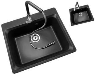 Kuchinox Głęboka Komora 20 cm Zlewozmywak Zlew Granitowy - Zlewozmywaki - miniaturka - grafika 5