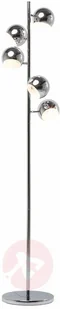 KARE Błyszcząca chromowana lampa stojąca Calotta - Lampy stojące - miniaturka - grafika 4